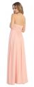 Strapless Ruched Bodice Long Formal Bridesmaid Dress back
